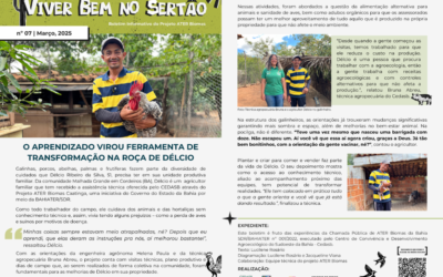 O APRENDIZADO VIROU FERRAMENTA DE TRANSFORMAÇÃO NA ROÇA DE DÉLCIO – BOLETIM Nº07.2025