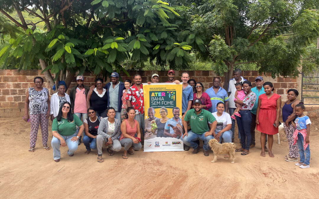 AS MOBILIZAÇÕES COMUNITÁRIAS DO ATER BAHIA SEM FOME JÁ COMEÇARAM